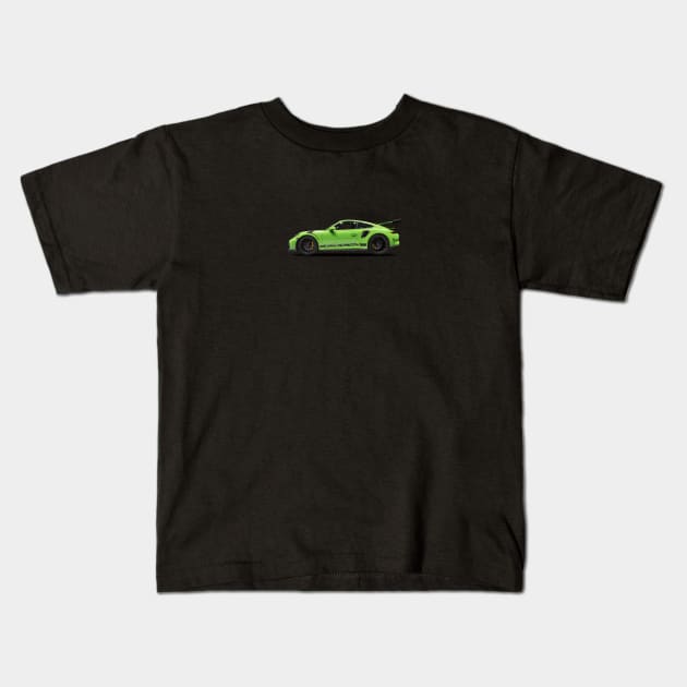 Porsche 2016 911 GT3 RS Kids T-Shirt by jayaadiprastya